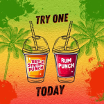 Rum Punch and Red Stripe Punch